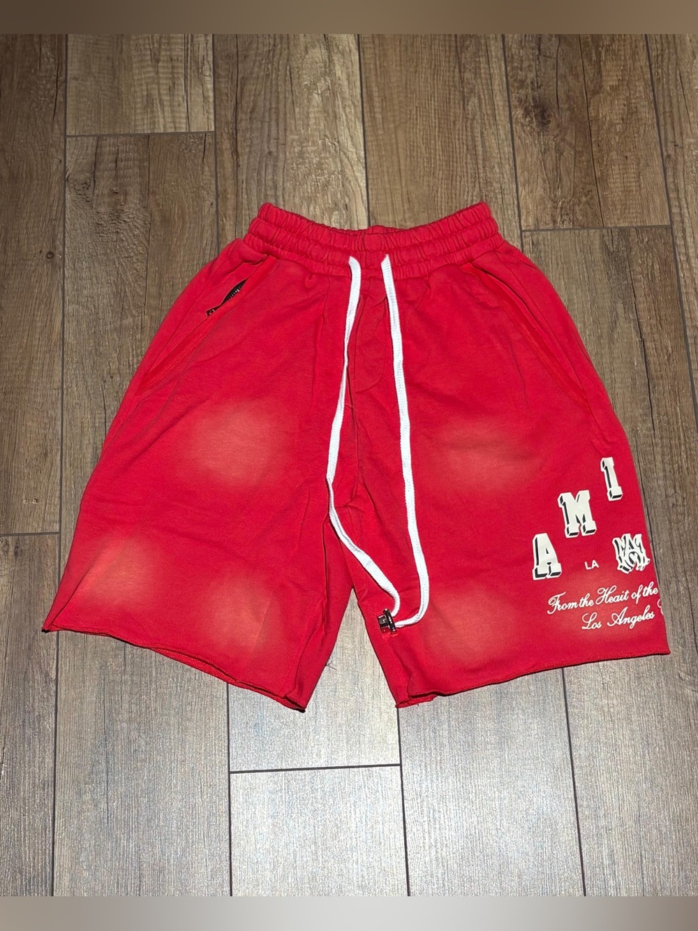 Amiri Mens Red Shorts Mens Size Small